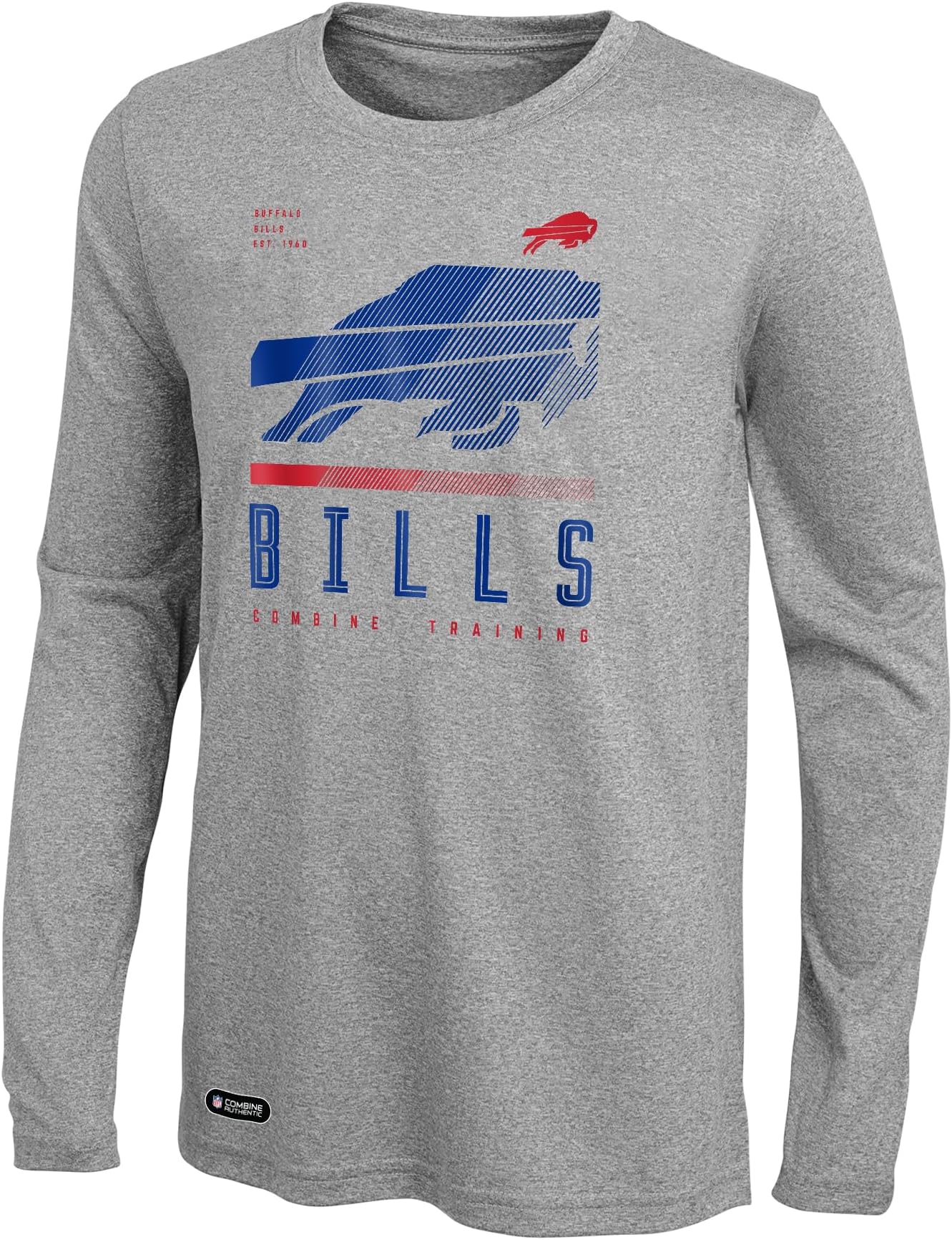 OuterstuffNFL Men's Red Zone Long Sleeve Performance T-Shirt Top