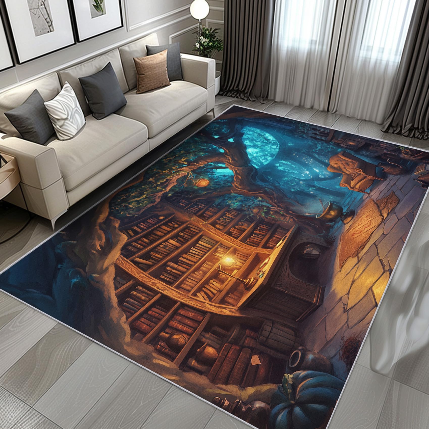 Amazon.com: SZLYZM Library Rugs for Classroom - Library Rug