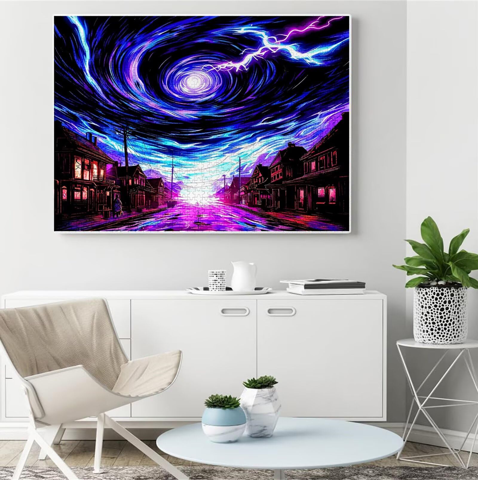 Puzzle 6000 sztuk dla dorosłych i młodzieży, puzzle gwiaździste niebo 6 7 8 lat zrównoważone gry edukacyjne z wysokiej jakości drewnianymi motywami dla dorosłych do zabawy z krajobrazem dla dorosłych