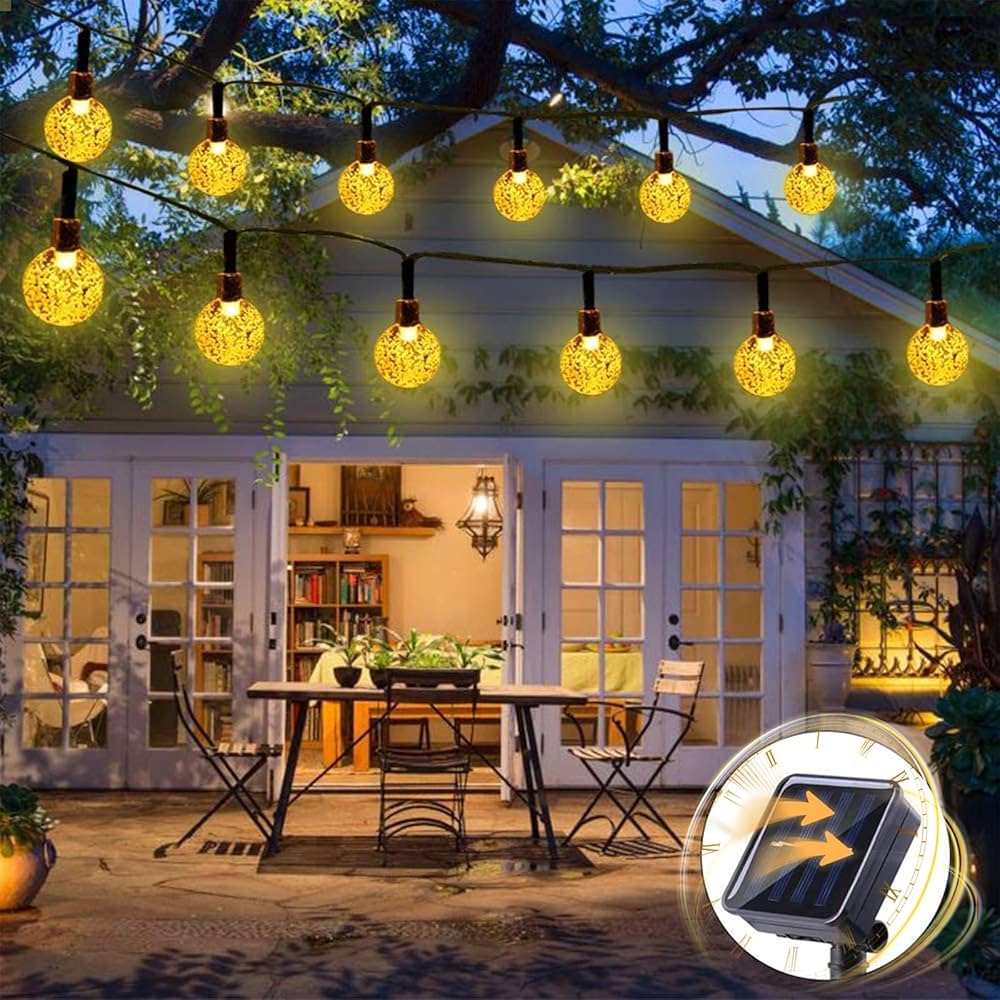 Amazon | Auting LEDイルミネーションライト ソーラー 屋外 防水