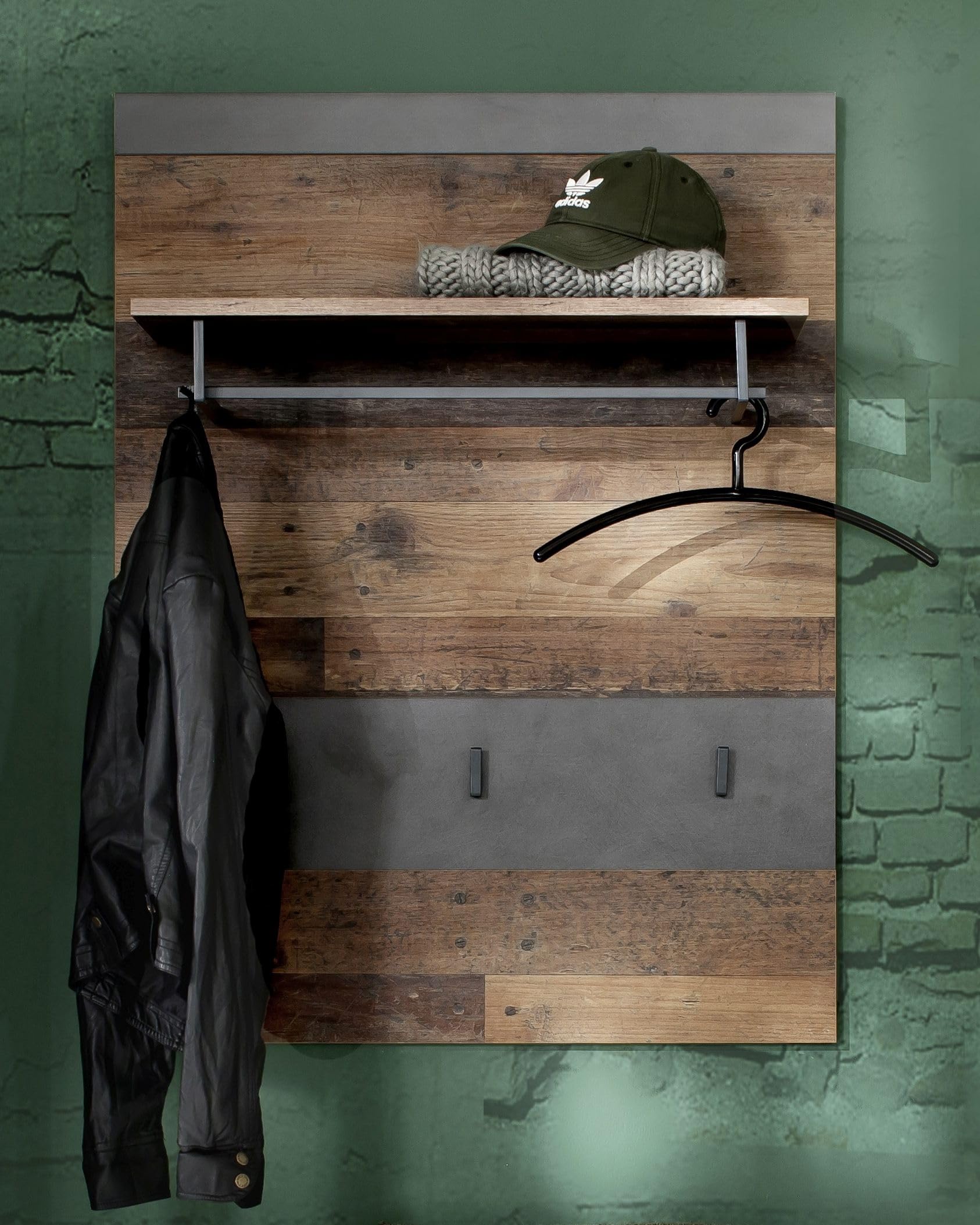 trendteam smart living IndyGD:Ko.GraphitGrauMatera-Old Wood NB, GD-Paneel Arredamenti, Taglia unica