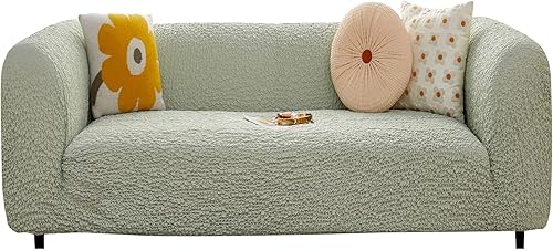 LiveGo Funda elástica para sofá, funda de cojín elegante para sofá, de tela suave, 1 pieza, protector lavable para mascotas, colección Microfibra