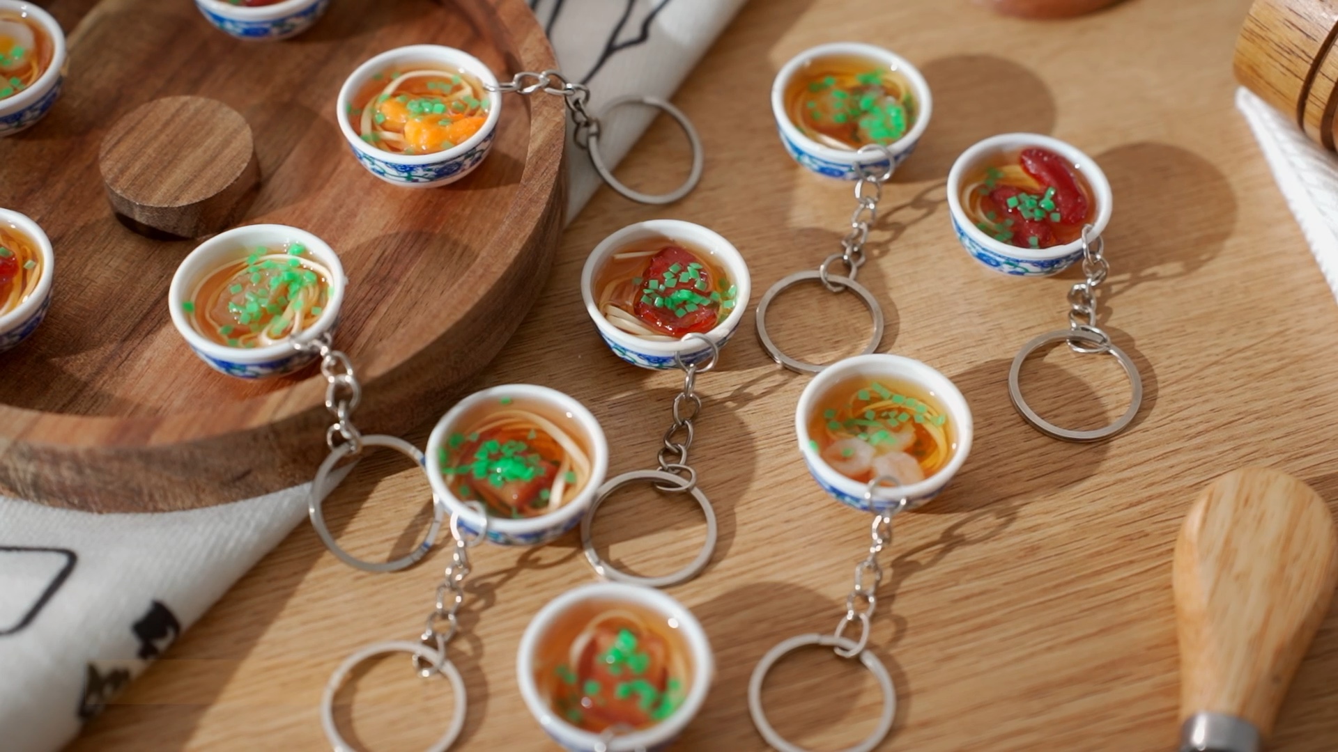 Amazon.com: Hicarer 10 Pieces Mini Toy Food Keychain PVC