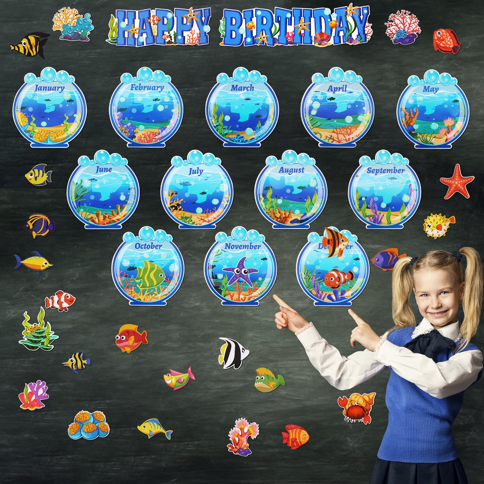 Bulletin Board Sets Buy Tenare Classroom Bulletin Board Set Seasons ...
