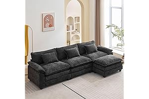 Ultra-Cozy L-Shaped Sectional Couch for Comfort
