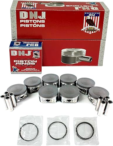 Miniatura 1 de DNJ PRK1163 Kit de pistón y anillo para Chrysler Dodge Jeep Ram 1500 1500 Classic 2500 300 3500 Challenger Charger Commander Durango Grand Cherokee
