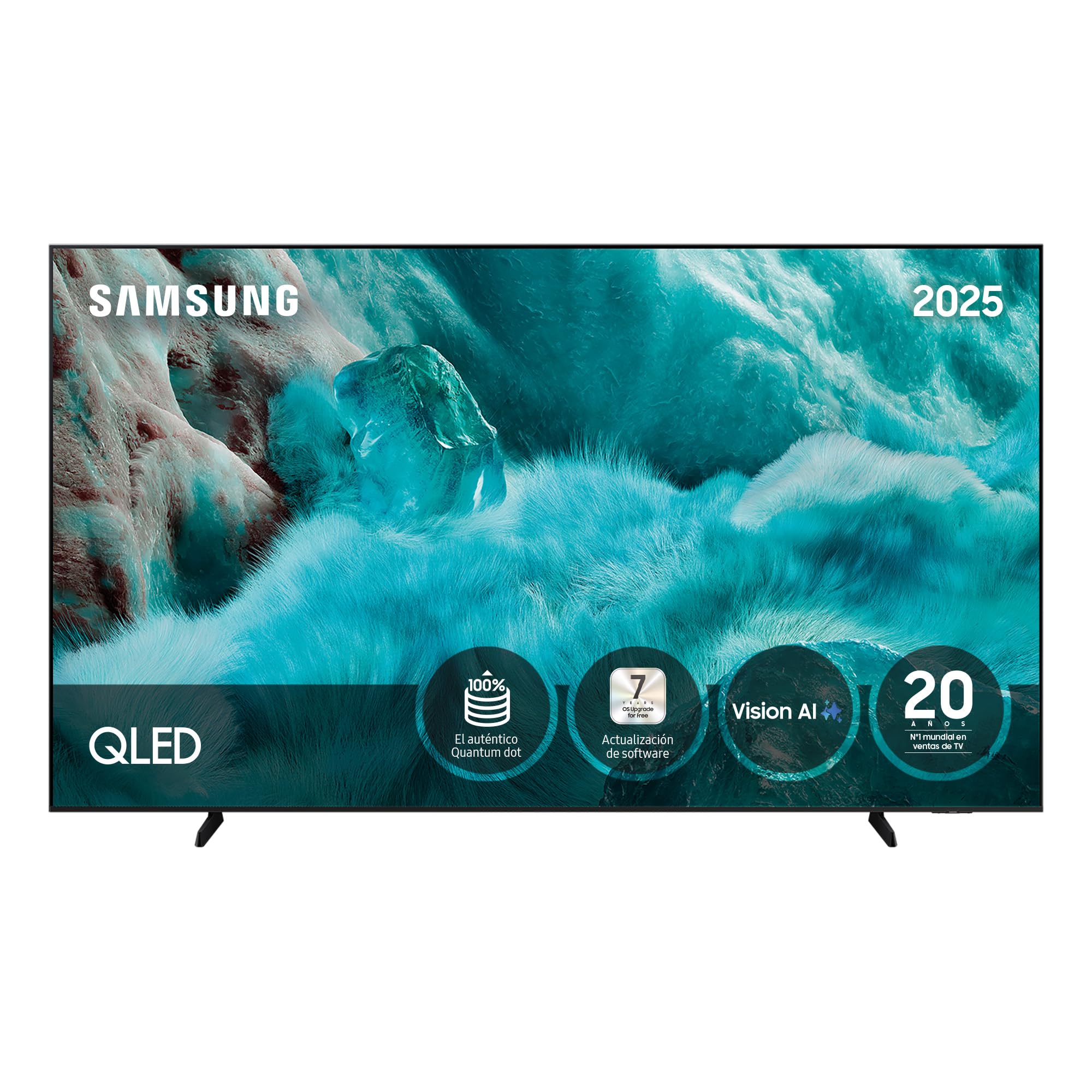 Samsung TV 98 Pulgadas QLED Q7F 4K Smart TV con Vision AI, 100% Volumen de Color con Quantum Dot y más de 500 Canales