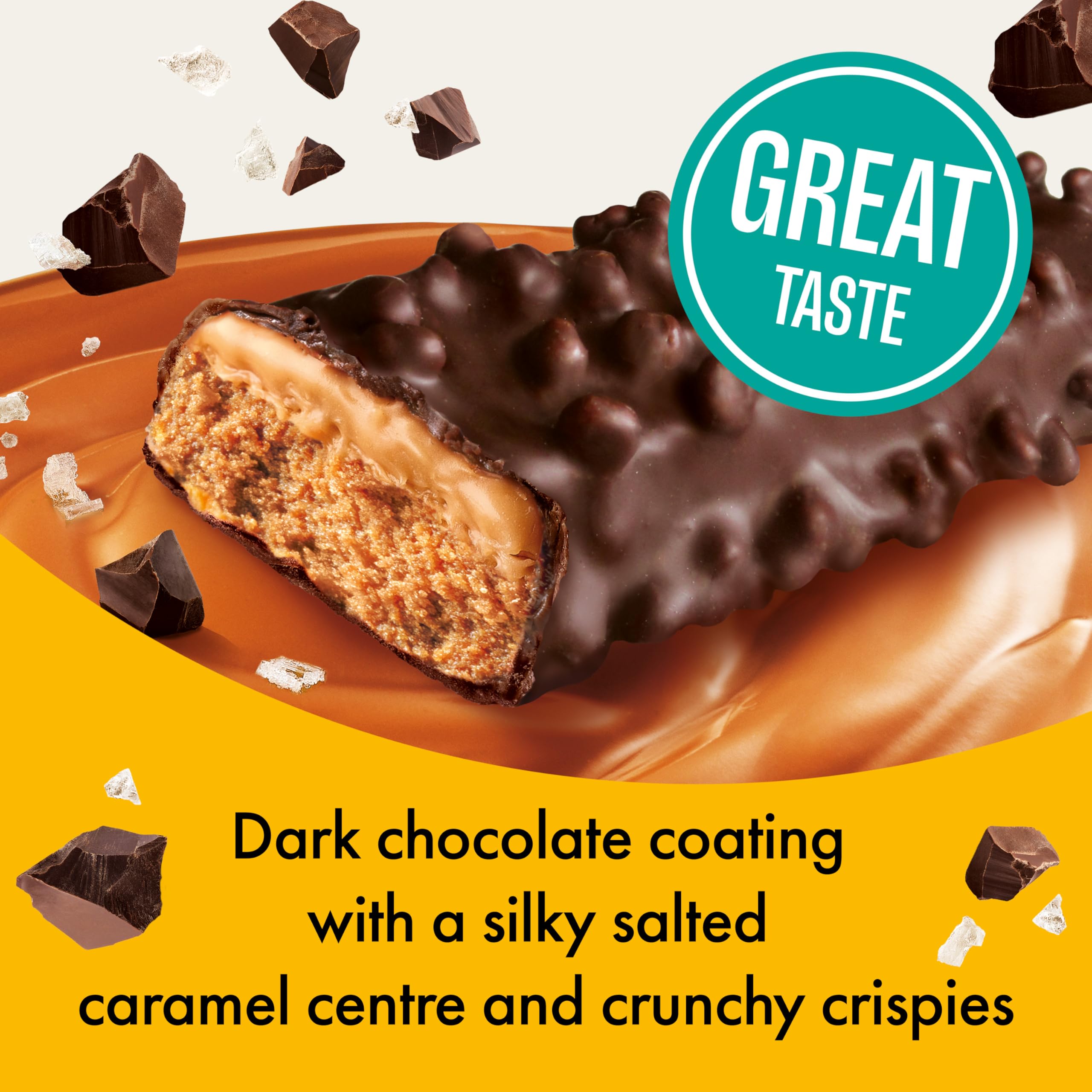 Fulfil Vitamin & Protein Bar 15X55G Dark Choc Salted Caramel