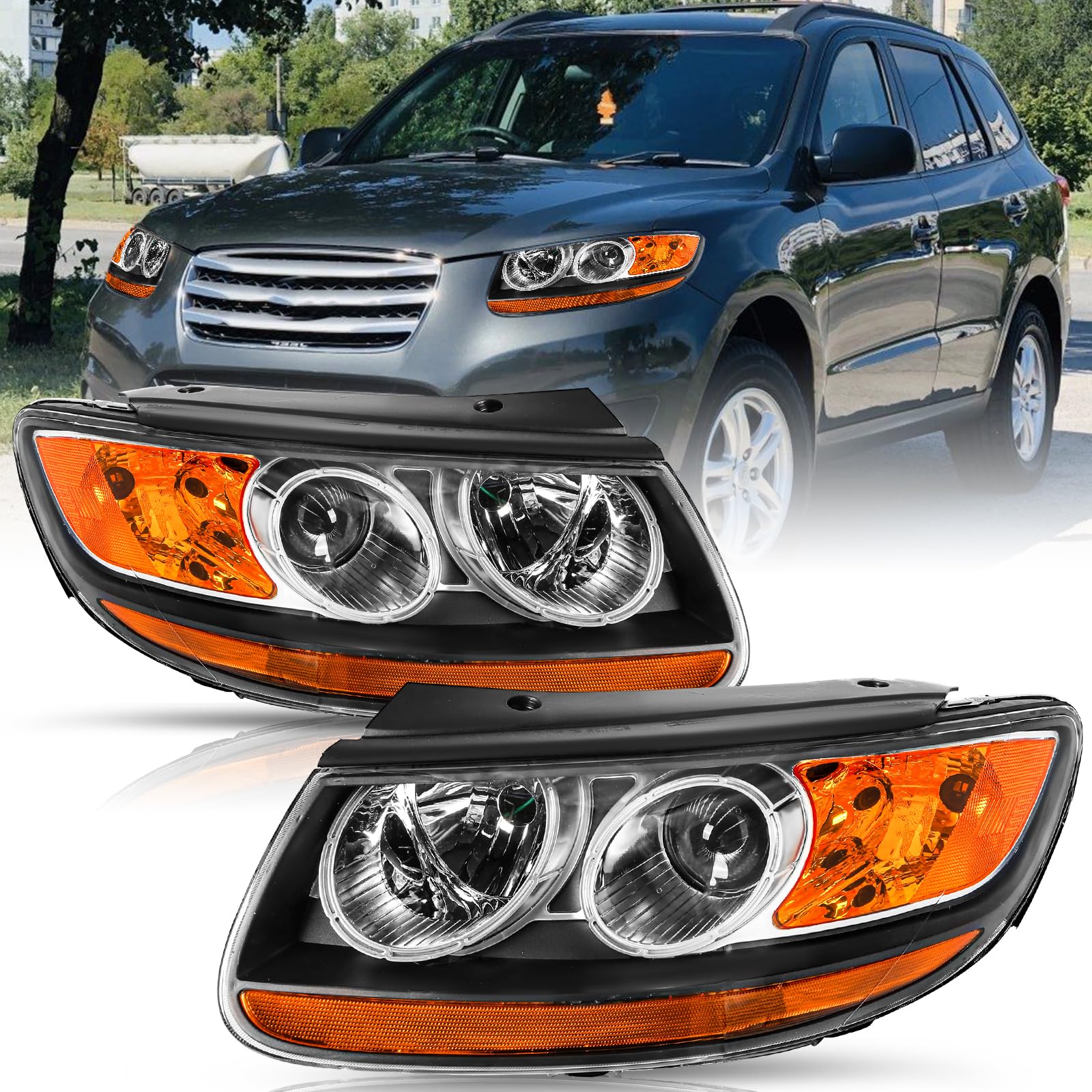 TUSDAR Halogen Headlight Assembly