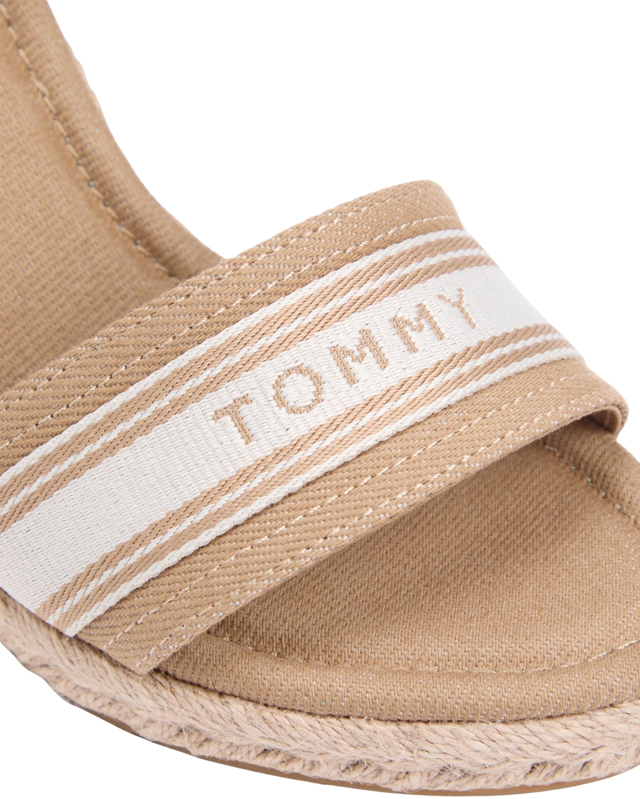 Tommy Hilfiger High Wedge Espad Webbing Fw0fw09342, Alpargatas de cuña Mujer