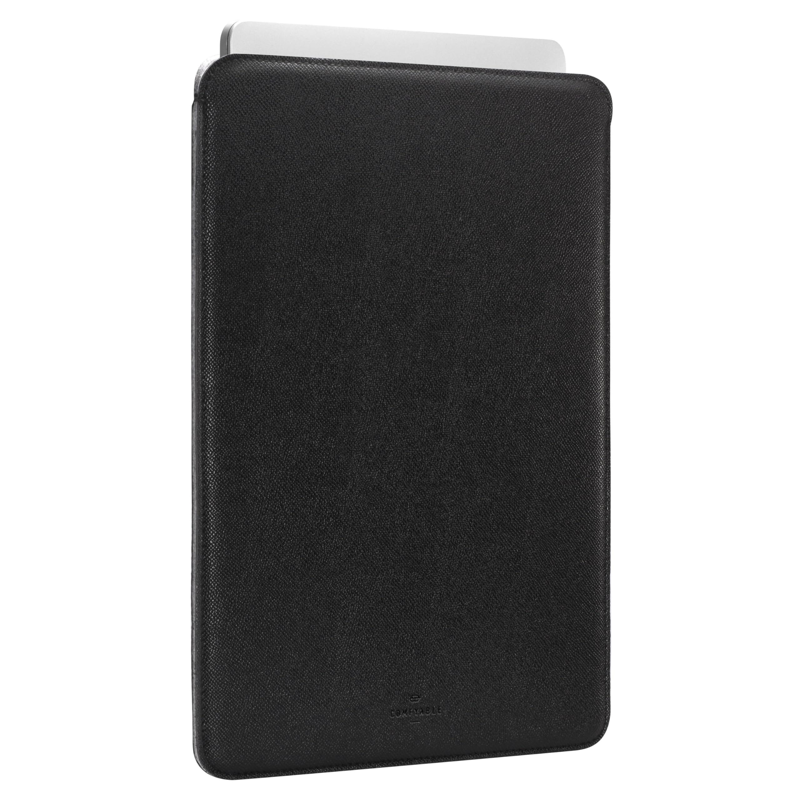 Comfyable Funda portátil 14 Pulgadas Compatible con MacBook Pro 14 M5 A3426 A3427 M4 M3 M2 M1 Pro/MAX 2026-2021, Sleeve MacBook Slim de Piel sintética, Negro