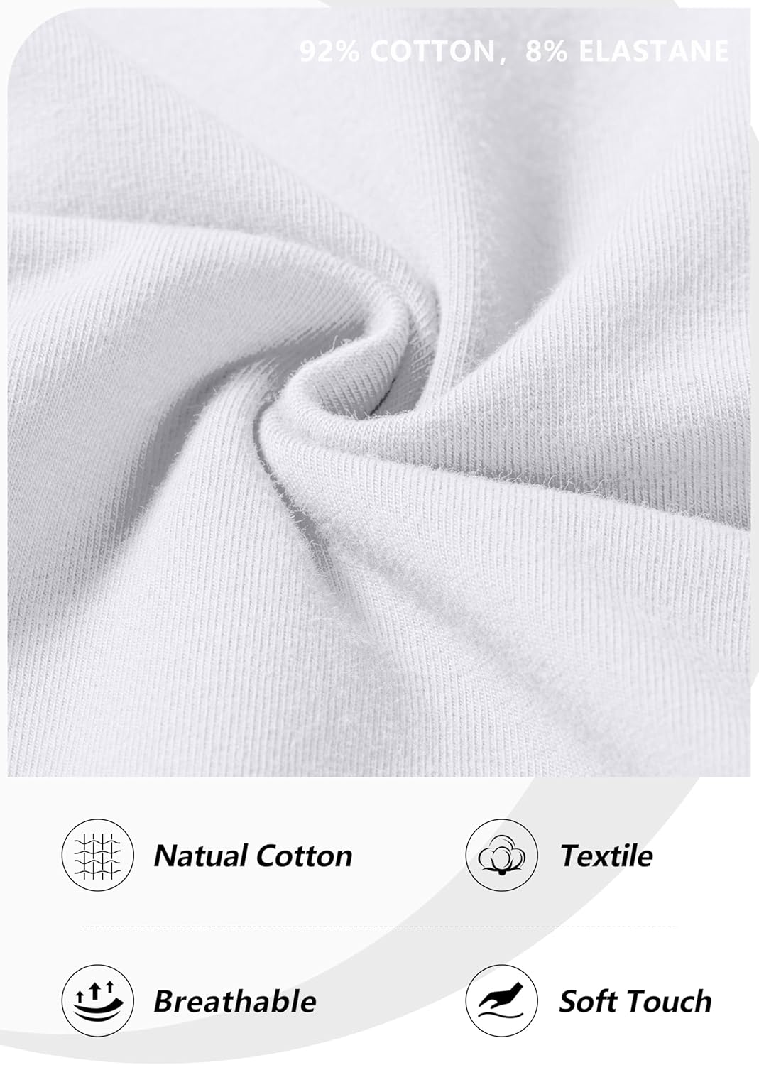 Pudolla Men's Cotton Sweatpants with Cargo Pockets Open Bottom Yoga Pants for Men Lounge Pants for Athletic Workout Casual - Image 5