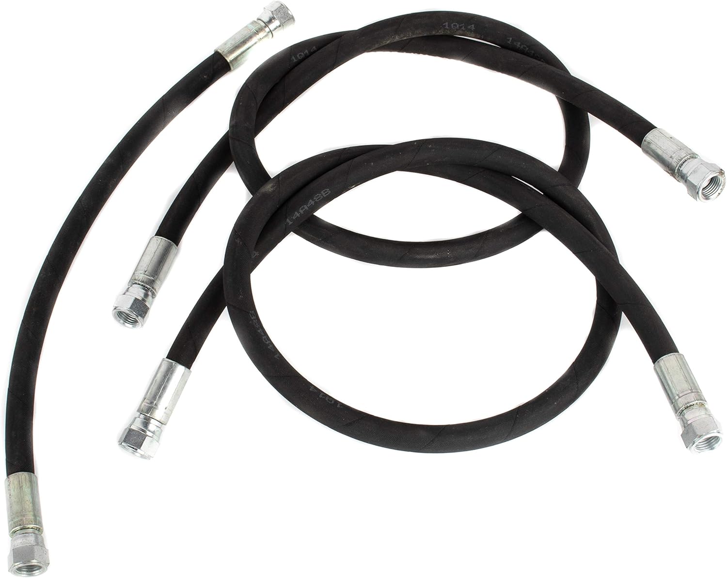 1/4x42 & 1/4x16 Heavy Duty Snow Plow Hose Set Kit Western 56616 56617 Fisher 56591 56592