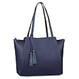 Genuine Leather Tote Bag for Women Work, Womens Laptop Tote Bags Shoulder Purses Totes with Compartments Handbags