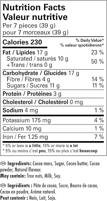Swiss Delis Dark Chocolate 2.9 lbs 1.3 kg Swiss Made Dark 72%