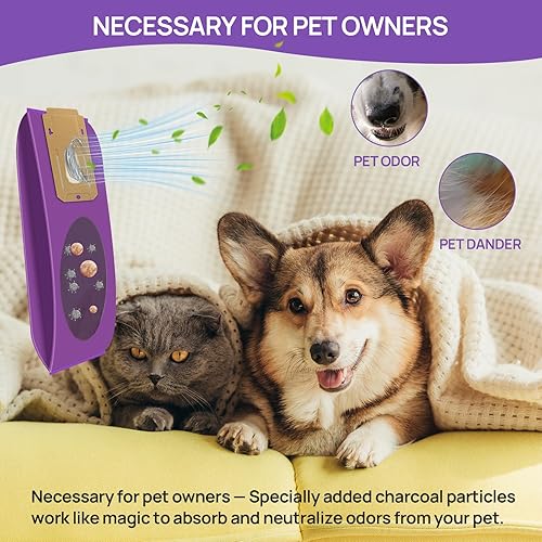 Miniatura 5 de Paquete de 12 bolsas verticales de repuesto para aspiradora CC HEPA color morado, parte AK1CC6H, aptas para todos los modelos Oreck Elevate X3, X5,