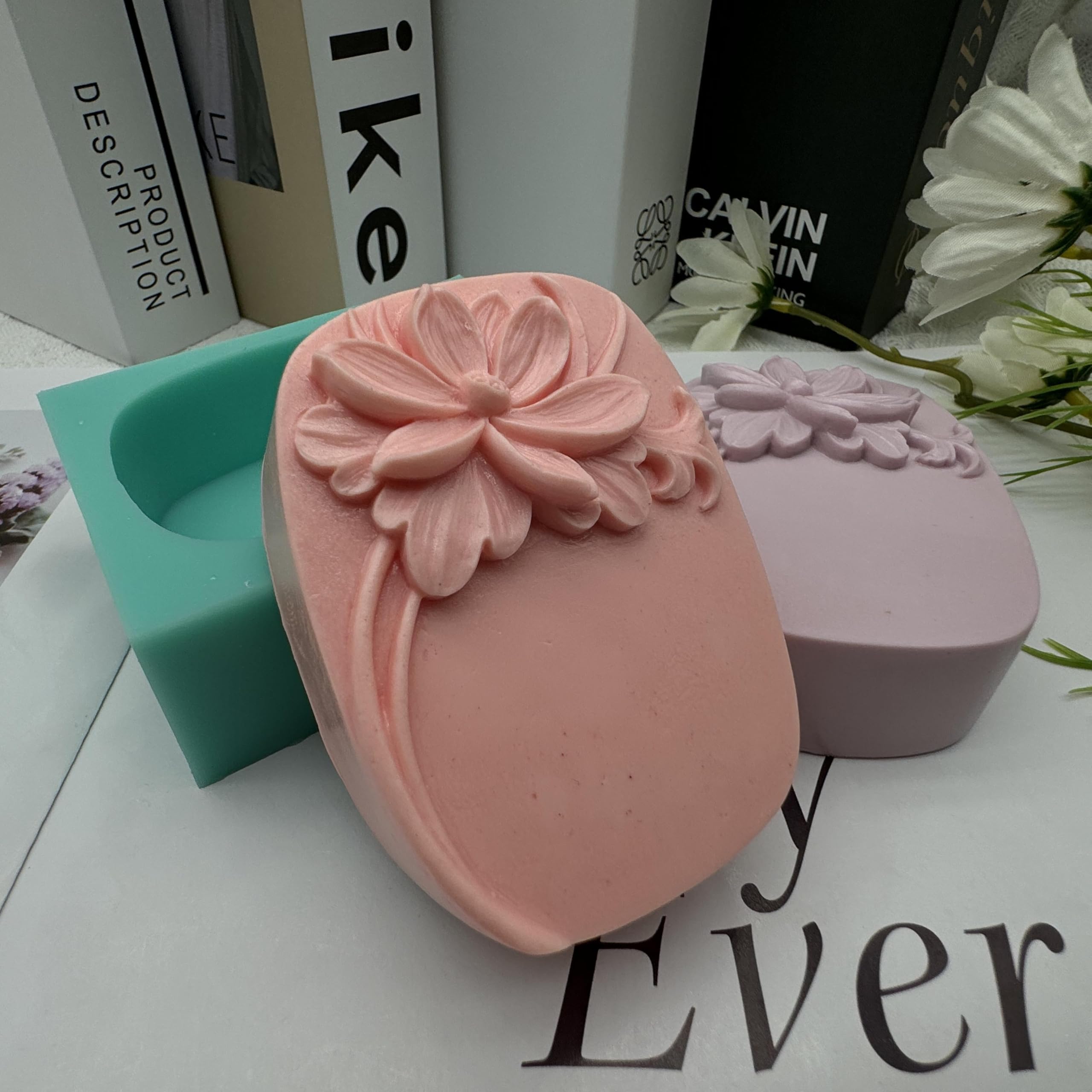 GreatMold kwiat lotosu kreatywne formy do mydła lotosu silikonowa forma do mydła do produkcji mydła świeca czekoladowe cukierki silikonowe formy do pieczenia kremówka (Lotus)