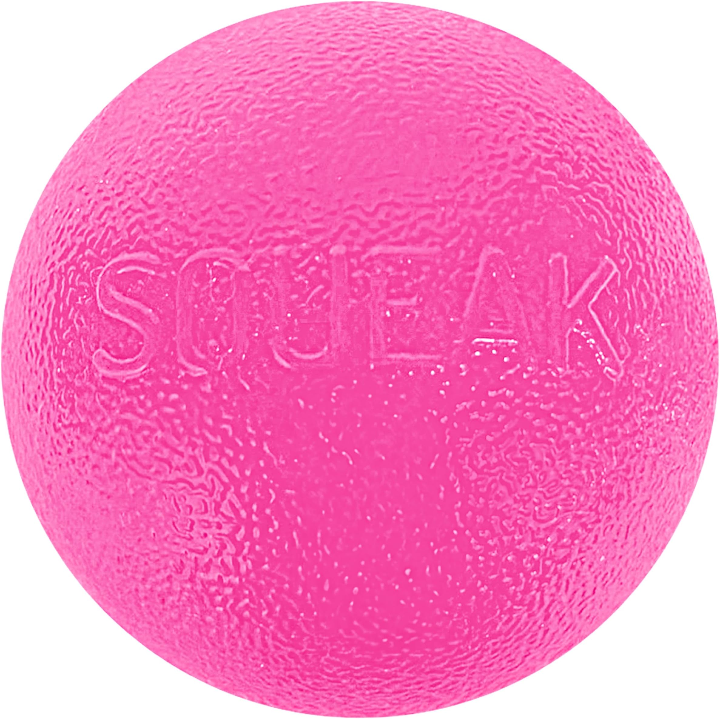by Planet Dog Squeak Ball Bouncy Fetch Dog Toy, Pink