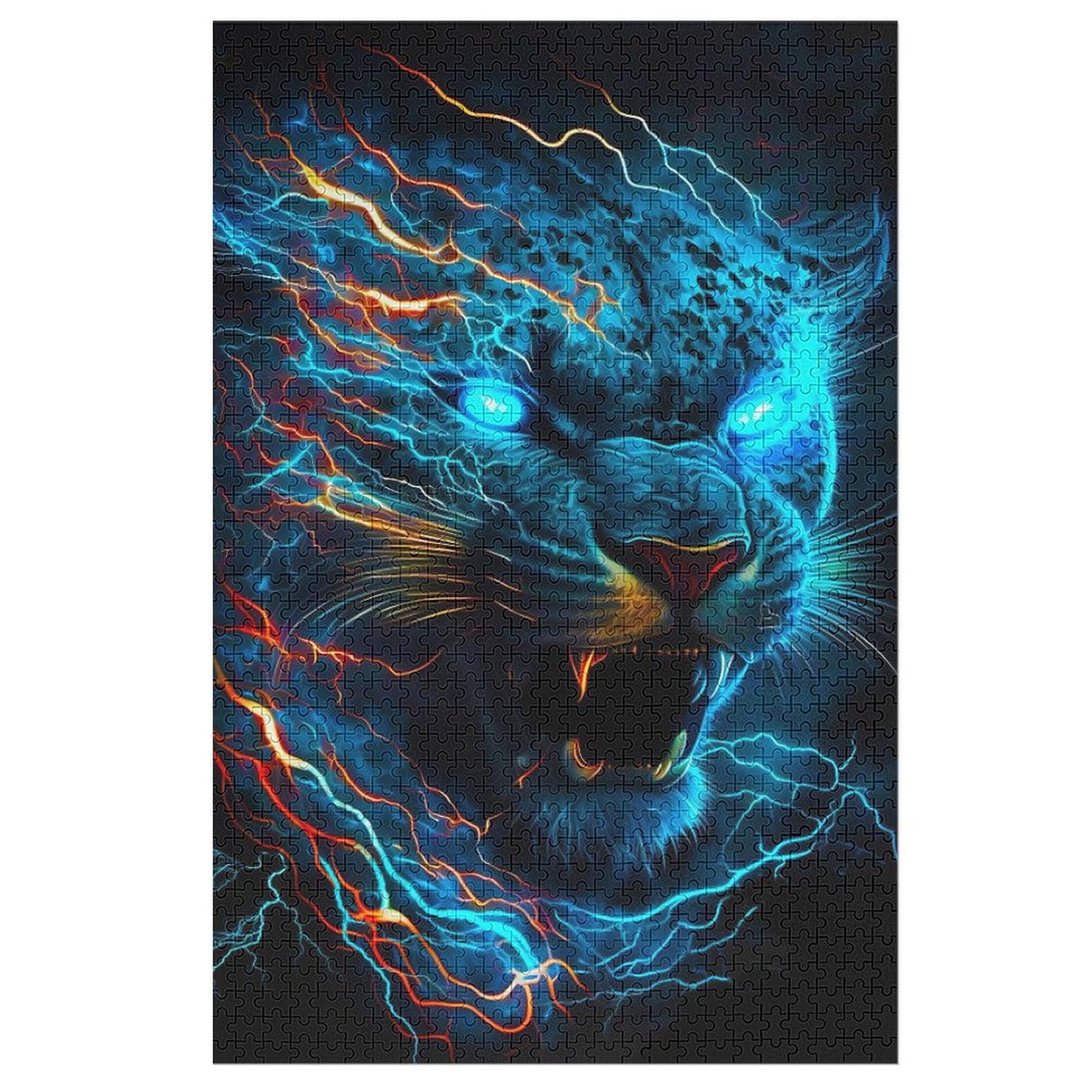 Leopard Puzzles 2000 Teile Für Jugendliche Kreatives Papierpuzzlespielzeug Familienspiel Schwierigkeitsgrad Herausforderungspuzzles70x100cm