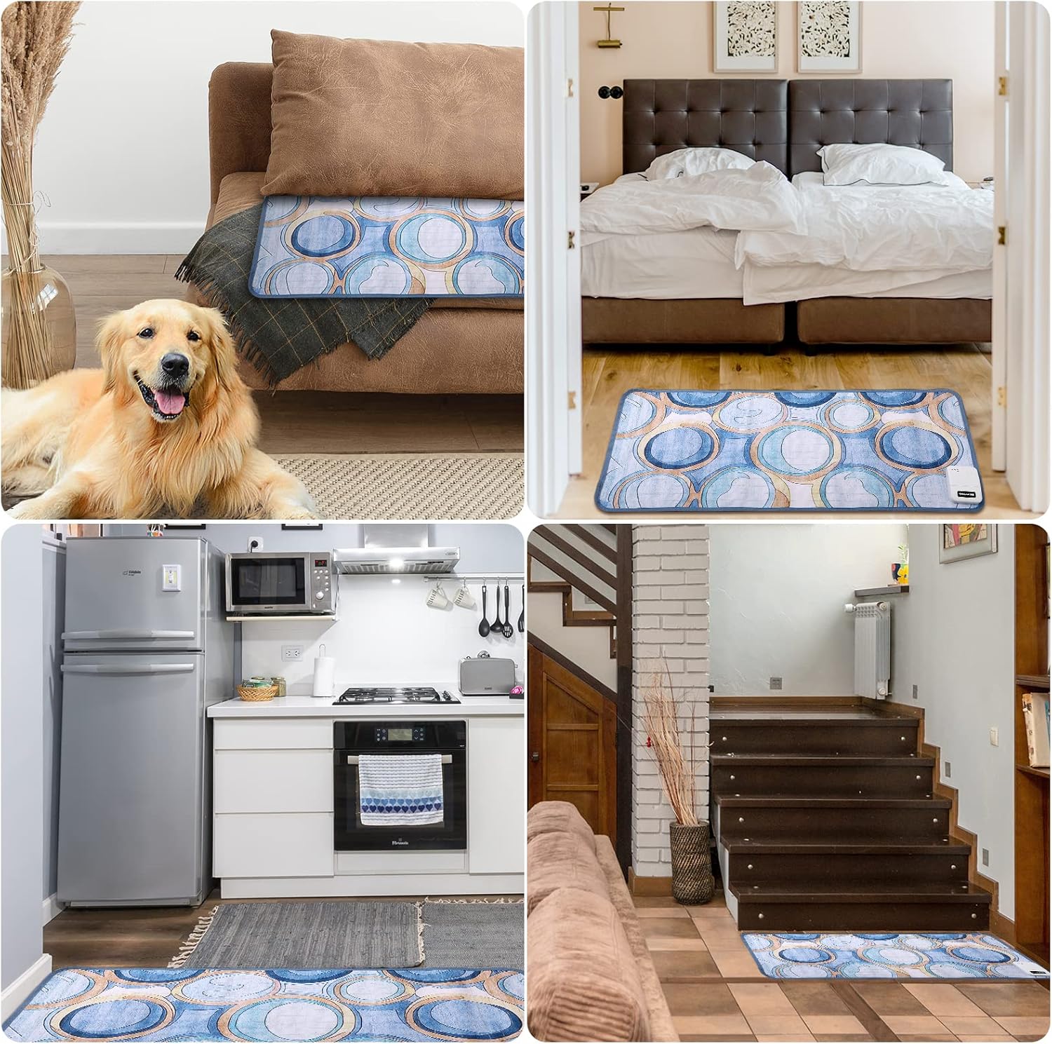 Pet Training Mat,Pet Shock Pad for The for Dogs or Cats,3 Adjustable Shock Levels,High Security, Low Power Consumption, Ultra-Long Standby Time,32x 14 Inch : yoken : Pet Supplies