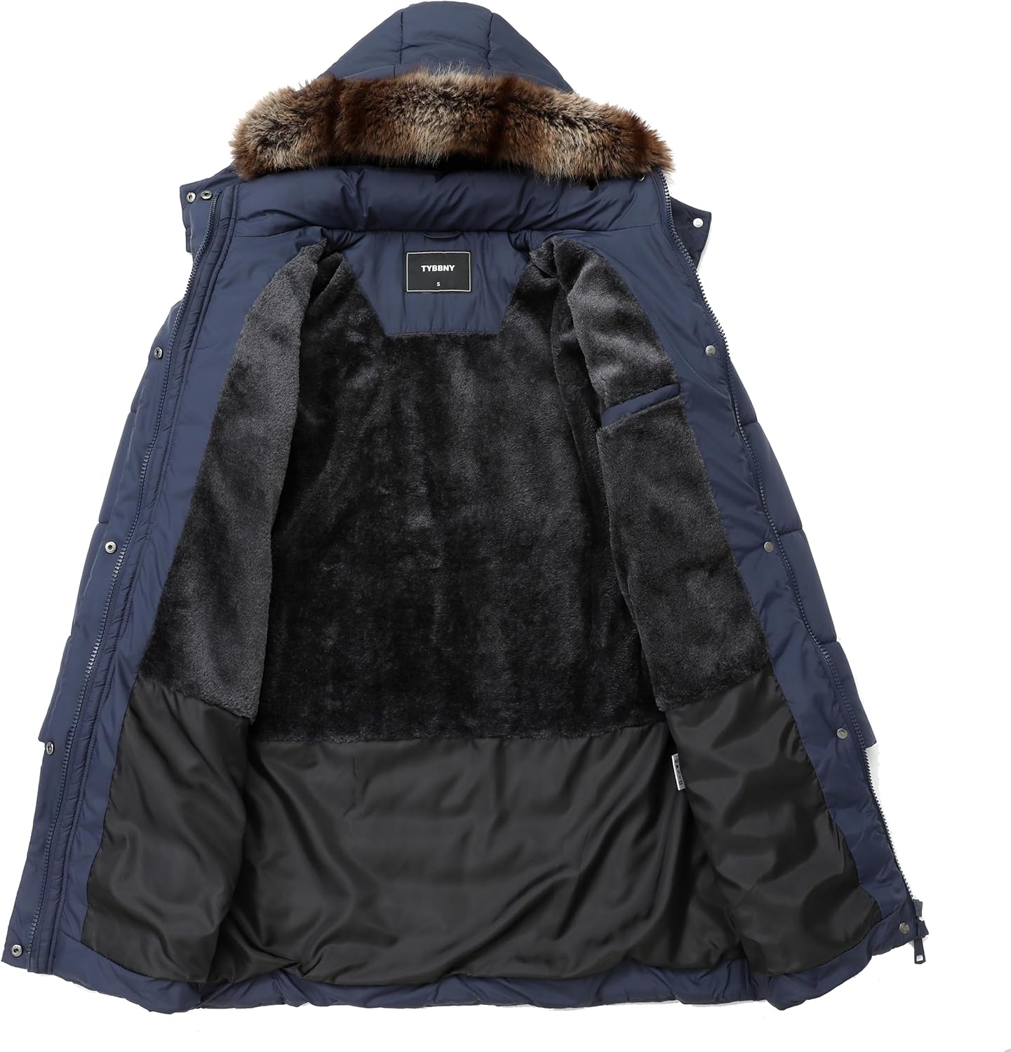 GOLDLADIES Women's Waterproof Long Winter Coat Thickened Down Puffer Jacke Winter Parka - Image 3