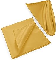 Vista 256 de Ultimate Textile -1 docena - Reversible Shantung Satin - Majestic - Servilletas de tela Majestic de 17 x 17 pulgadas color azul pizarra