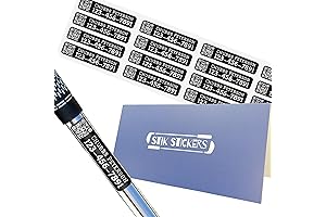 32 Golf Club QR Code Personalized Custom Golf Equipment Labels