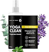 Vista 1 de Yoga Clean – Limpiador de esterillas de yoga ecológico y spray desodorante Neutraliza el sudor y el olor para proteger tu esterilla Fórmula a