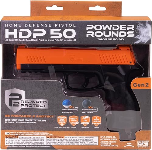Miniatura 11 de P2P HDP 50 Preparado 2 Proteger Menos Letal Home Defense .50 Calibre Pimienta Pistola de Aire Redonda