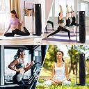 Klmnop Yoga Mat Bag, Portable Yoga Mat Storage Bag with Adjustable Strap, Yoga Mat Carry Bag for Gym, Beach, Travel for Women & Men(Black) gallery image