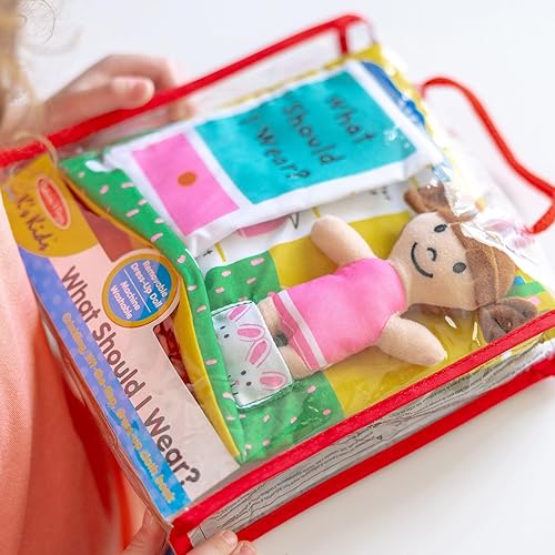 Miniatura 8 de Libro suave de actividades para bebé Melissa  Doug What Should I Wear
