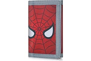 Spider2 Kids Wallet for Boys & Girls, Durable Trifold RFID Wallet with...