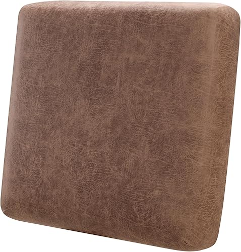 Miniatura 38 de Fuloon Fundas de cojín impermeables para sofá, fundas elásticas para cojín de asiento de sofá, protector de muebles sólido lavable, adecuado para