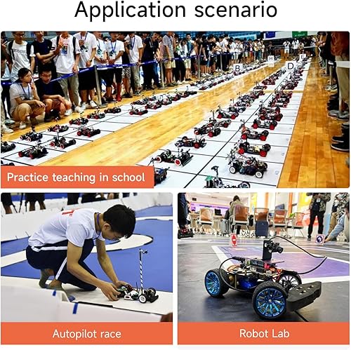 Vista 12 de Yahboom AI Python Programación ROS Adultos Kit robótico Piloto automático Entrenamiento Ackerman Estructura Aprendizaje Enseñanza Investigación