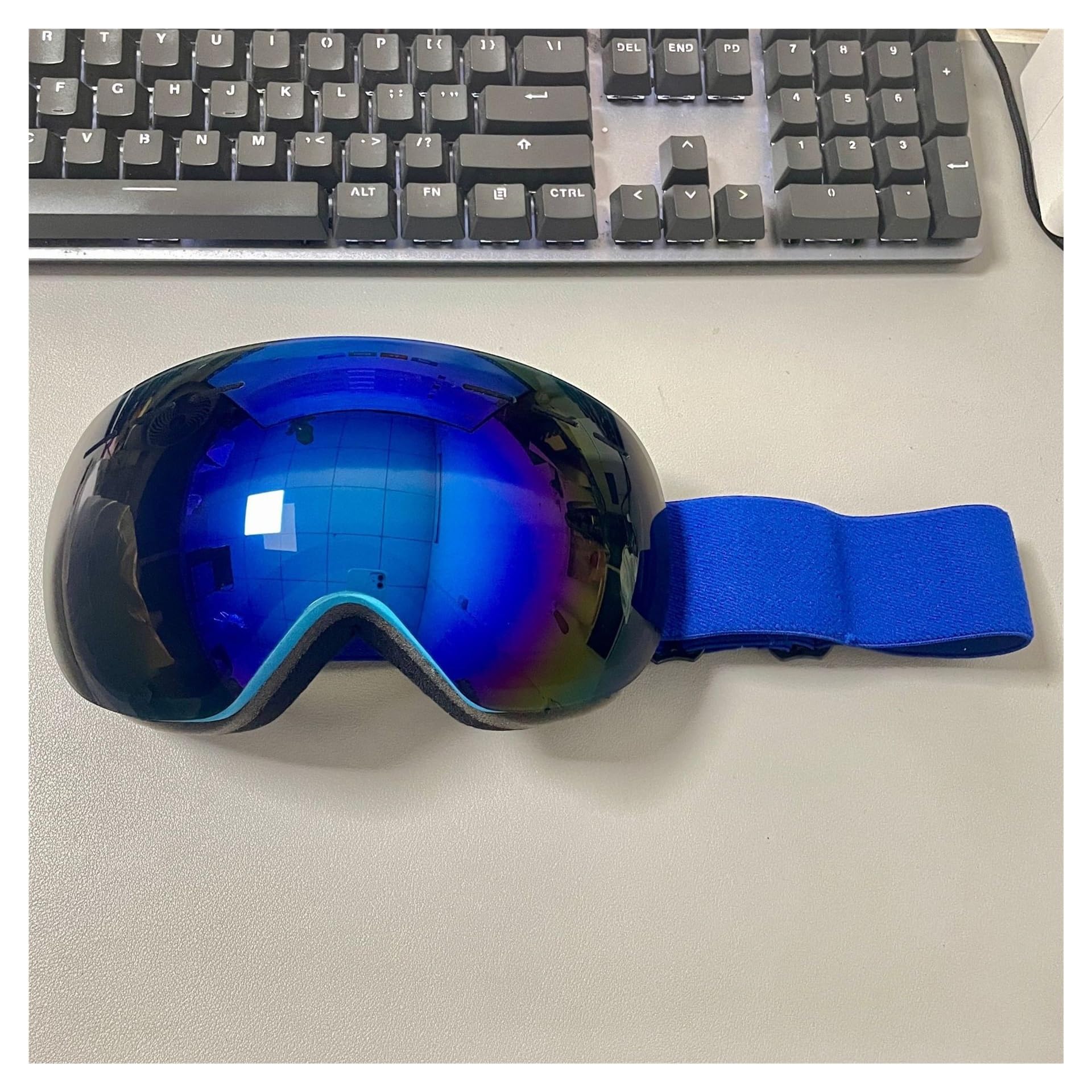 Okulary narciarskie męskie damskie profesjonalne gogle narciarskie dwuwarstwowe soczewki przeciwmgielne UV400 duże okulary narciarskie narciarstwo snowboard gogle narciarskie gogle outdoor (kolo