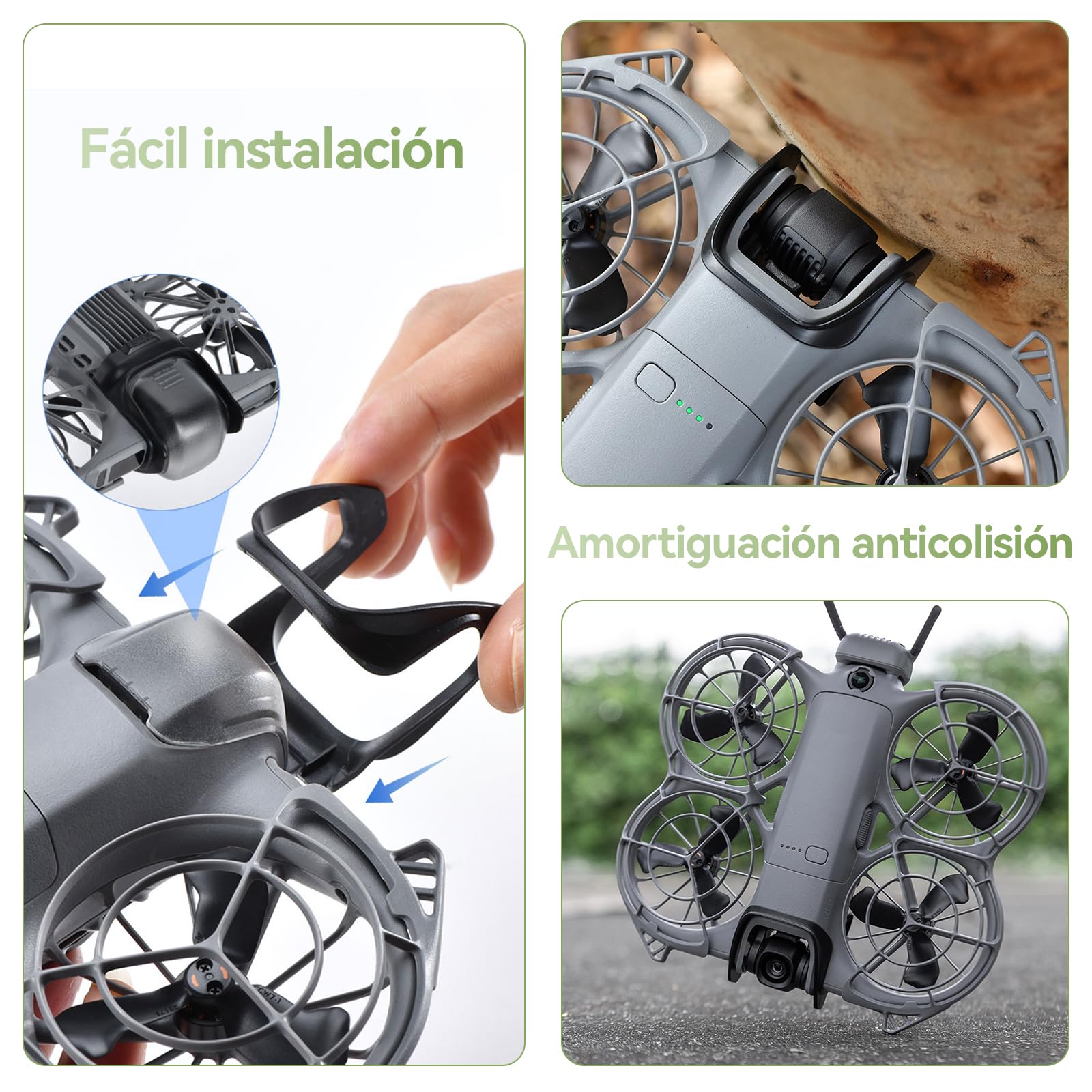 DJI Neo 2 (solo dron), ligero y plegable, despegue y aterrizaje desde la palma, control gestual, detección de obstáculos omnidireccional, ActiveTrack, dron 4K para principiantes