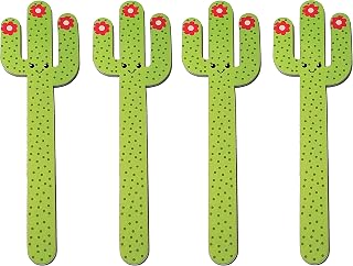 Cute Girl Cactus Nail Files 4pcs/lot Double-Sided Nail File Emery Board Set 4
