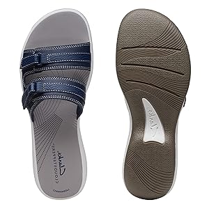 Clarks womens Breeze PiperSlide Sandal