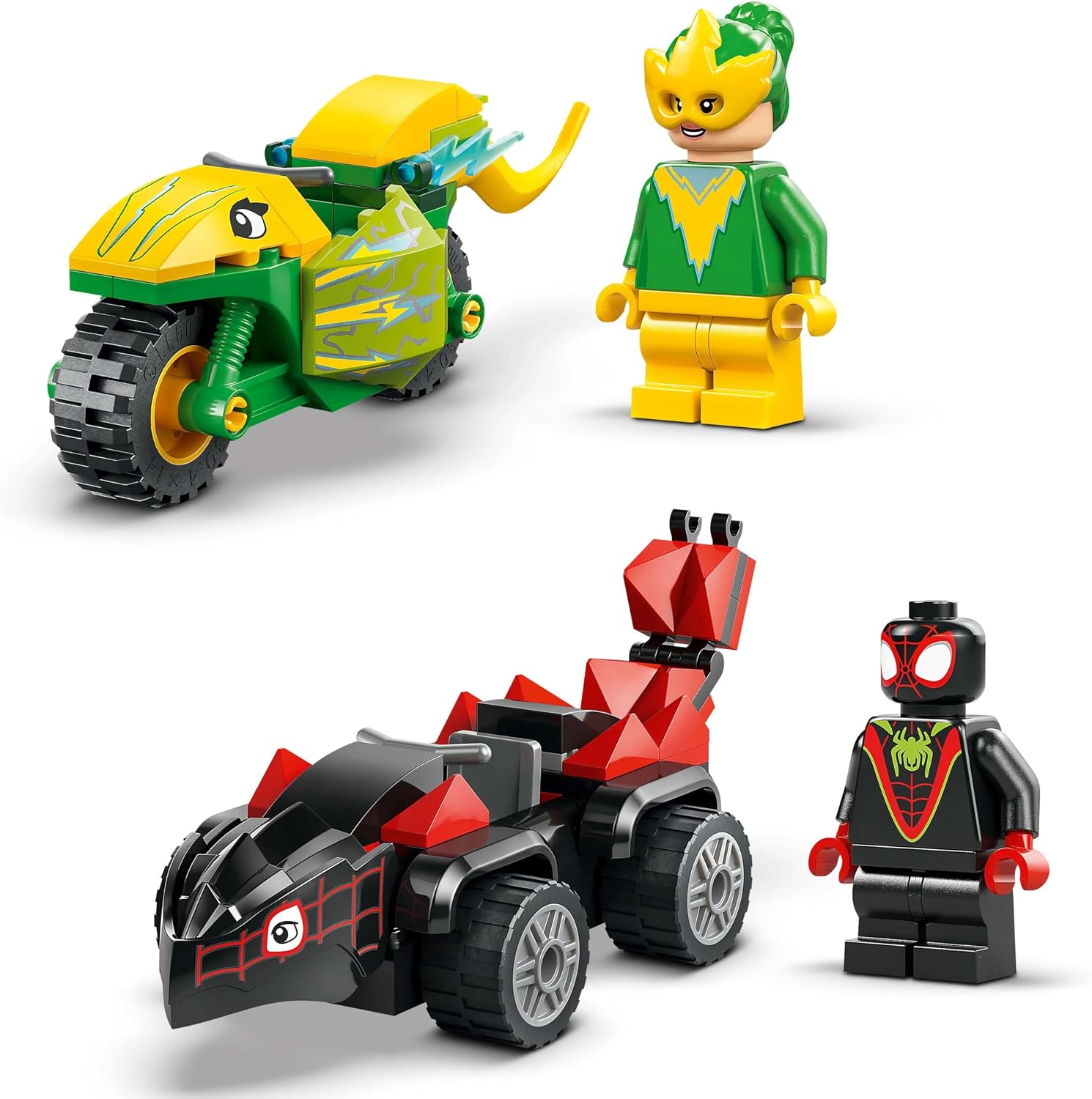 Lego 11198 Marvel Spidy and the Amazing Amateur Car Chase Toy Toy Birthday Present Blocks Educational Boys Girls Children 4 Years 5 6 Years Old Marvel Toy Figure