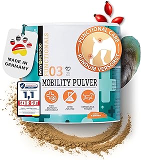 FAVLY – Mobility Pulver für Hunde 250g – natürliche Gelenkunterstützung mit Grünlippmuschelpulver, Kollagen, Chondroitin & MSM – bei Problemen des Bewegungsapparats – getreidefrei & ohne Zusätze