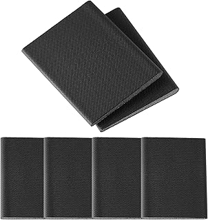 QDiShi 6 Pieces Self-Adhesive Door Corner Seals,Door Frame Seal Corner Foam Weather Stripping Draft Stopper for Weather Protection, for Isolation of Noise (Black)