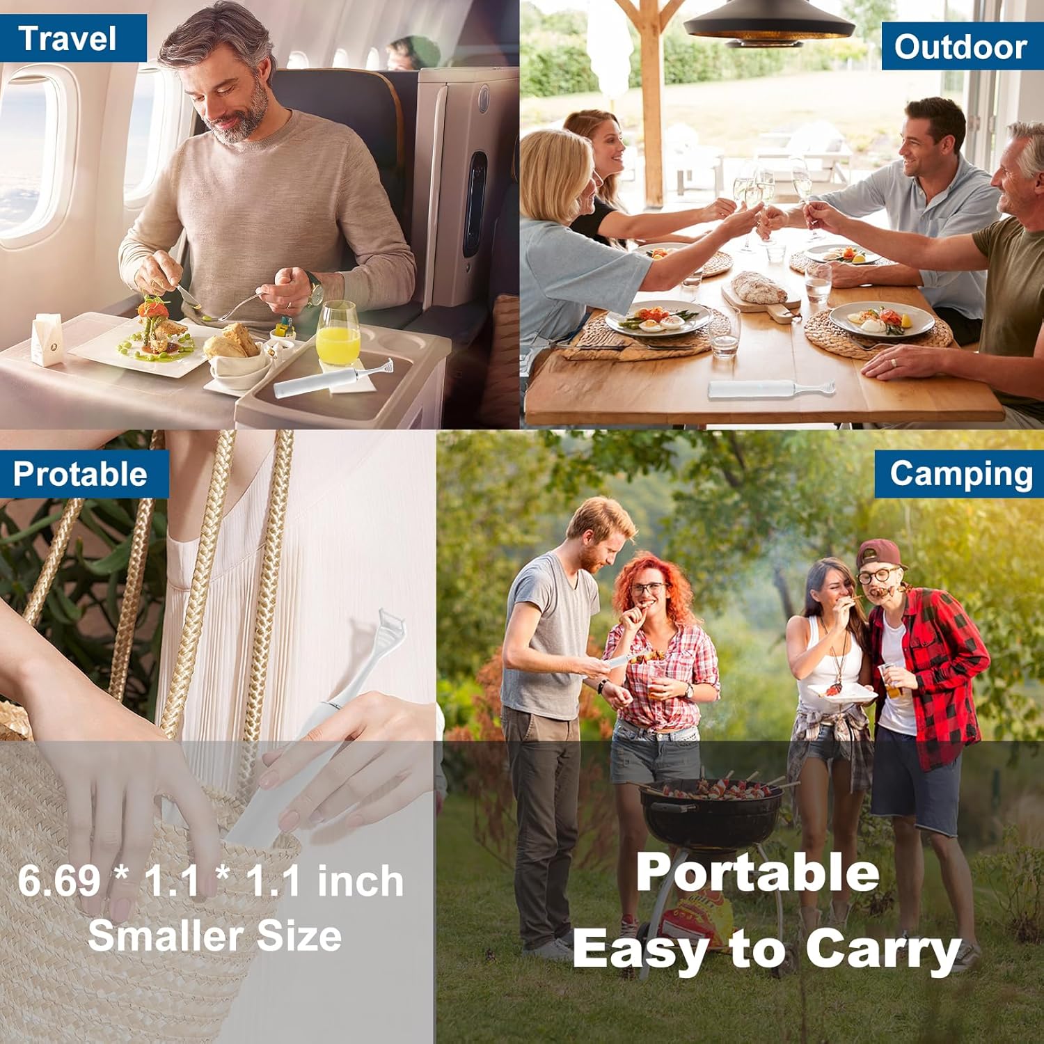 Electric Flosser for Teeth: with 4 Speeds and 50 Replacement Heads Instead of Water Floss and Floss Picks as Gum Stimulator,Tongue Cleaner,Dental Tools for Adults & Kids