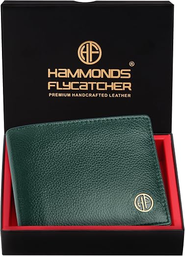 HAMMONDS FLYCATCHER RFID Protected Bi-Fold Wallet for Men Leather Original, Mens Wallet, Leather Wallets for Men, Classic ...