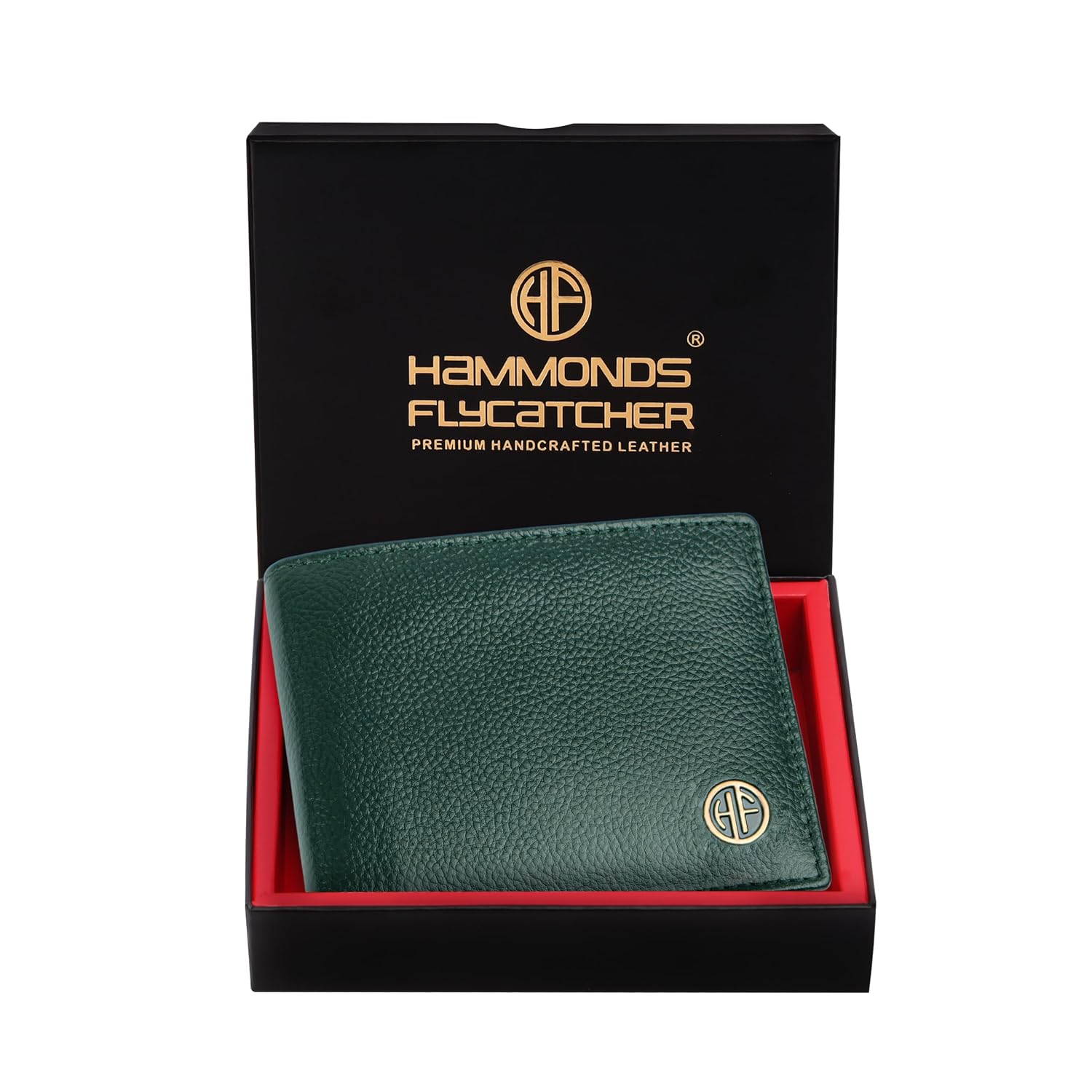 HAMMONDS FLYCATCHER RFID Protected Bi-Fold Wallet for Men Leather Original, Mens Wallet, Leather Wallets for Men, Classic Purse with 4 Card Slots, Coin Pocket, Gift for Mens – Green HAMMONDS FLYCATCHER RFID Protected Bi-Fold Wallet for Men Leather Original, Mens Wallet, Leather Wallets for Men, Classic Purse with 4 Card Slots, Coin Pocket, Gift for Mens – Green