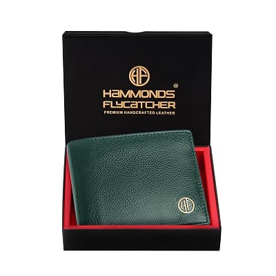 HAMMONDS FLYCATCHER RFID Protected Bi-Fold Wallet for Men Leather Original, Mens Wallet, Leather Wal