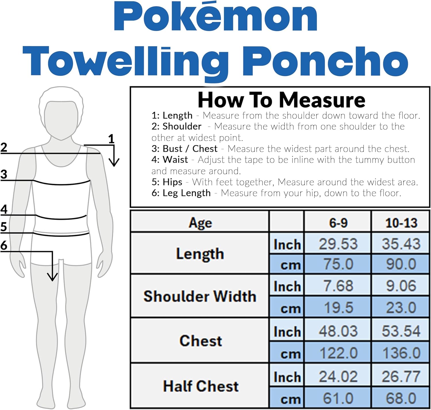 Pokemon Hooded Beach Towel Kids Pikachu Towelling Poncho Bath Towel Wrap Soft Changing Robe for Pool Beach Vacation Bathroom Anime Gifts Holiday Essentials (Multi Tie Dye, 10-13 Years)