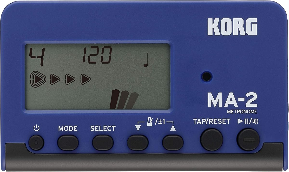 Metrónomo digital MA-2 para instrumentos orquestales - Azul/Negro