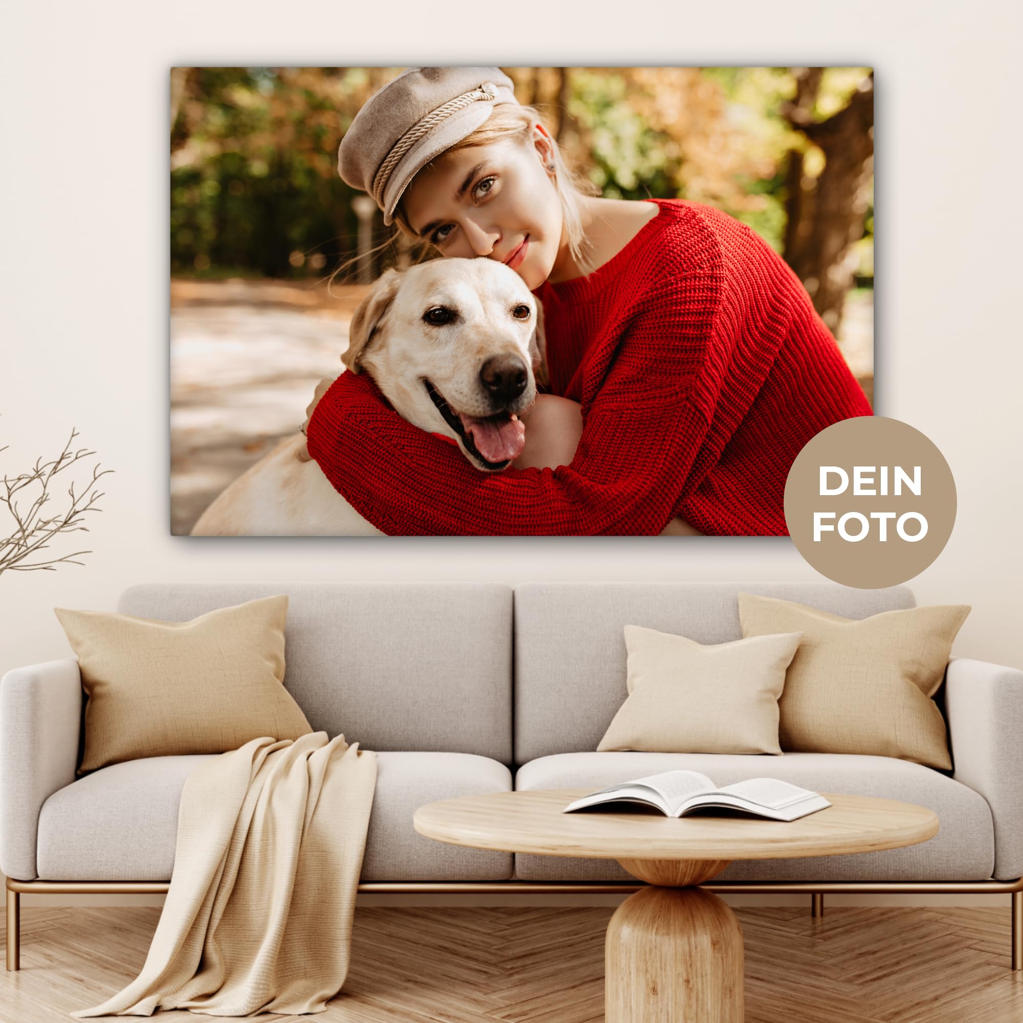 MuchoWow© Bild auf Leinwand personalisiert Groß Schlafzimmer Bilder