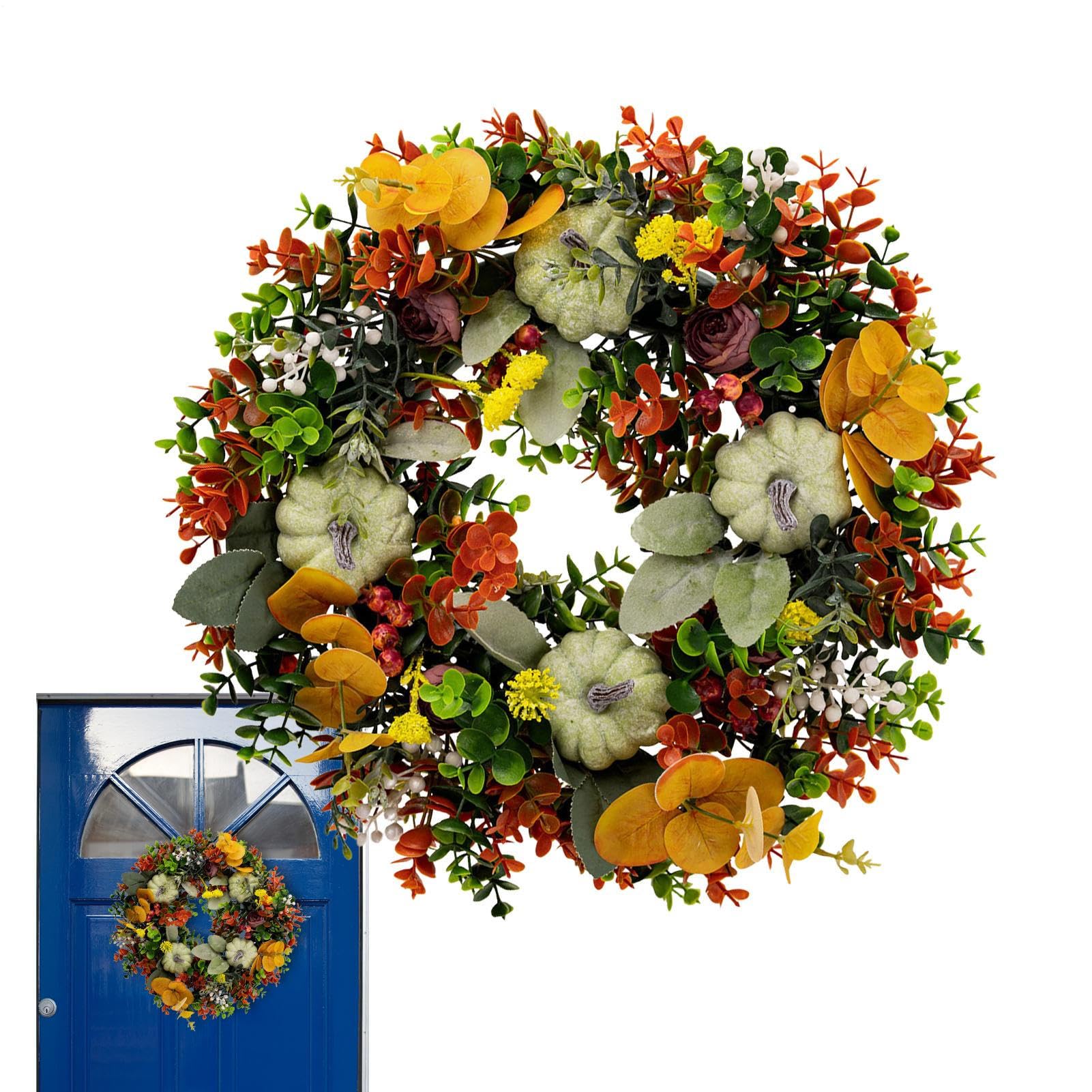 Couronnes d'automne pour porte d'entrée et décoration de mariage