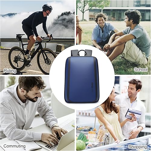 Miniatura 7 de Mochila para laptop Mochila de negocios Mochila grande de viaje, Azul, Mochilas Daypack